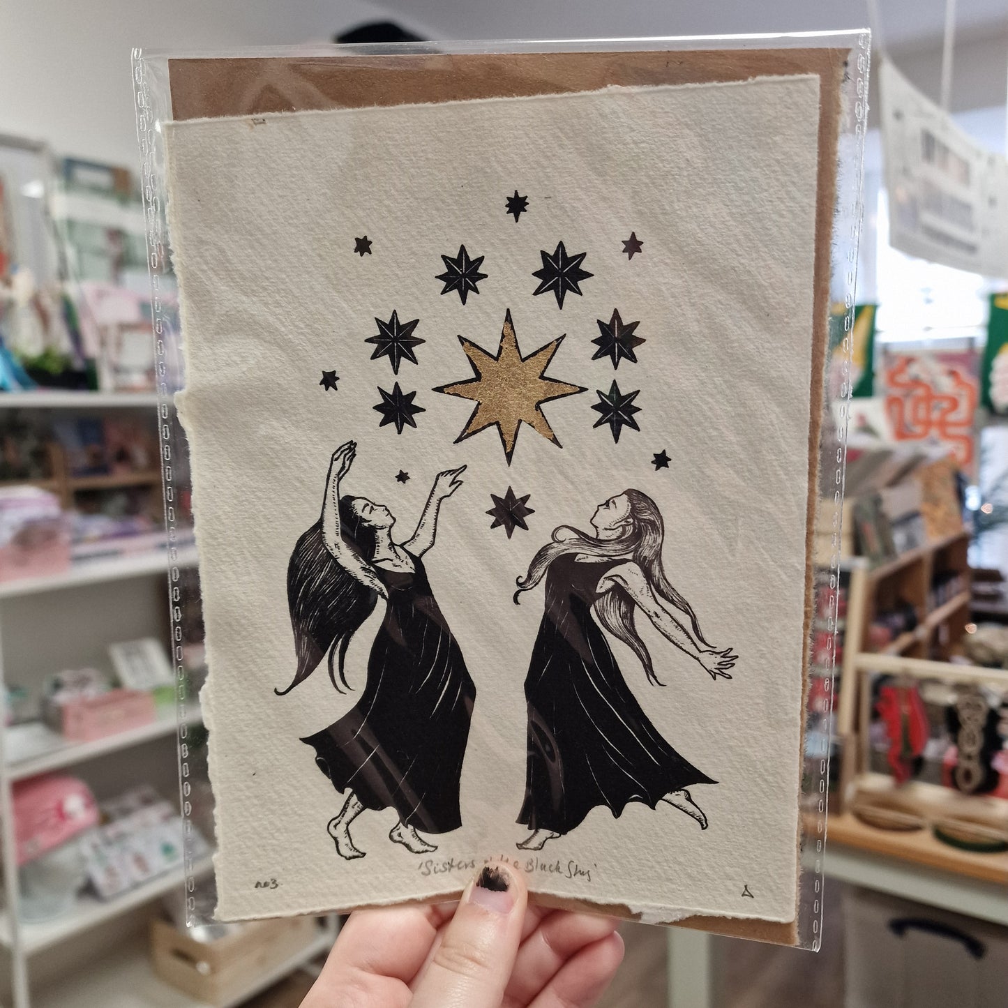 Sisters Of The Black Stars A5 Print