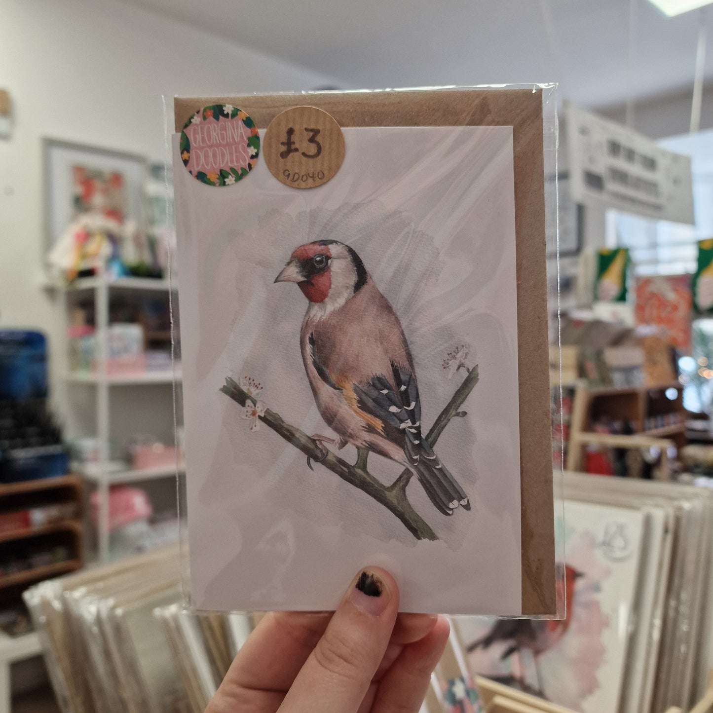 Goldfinch Card