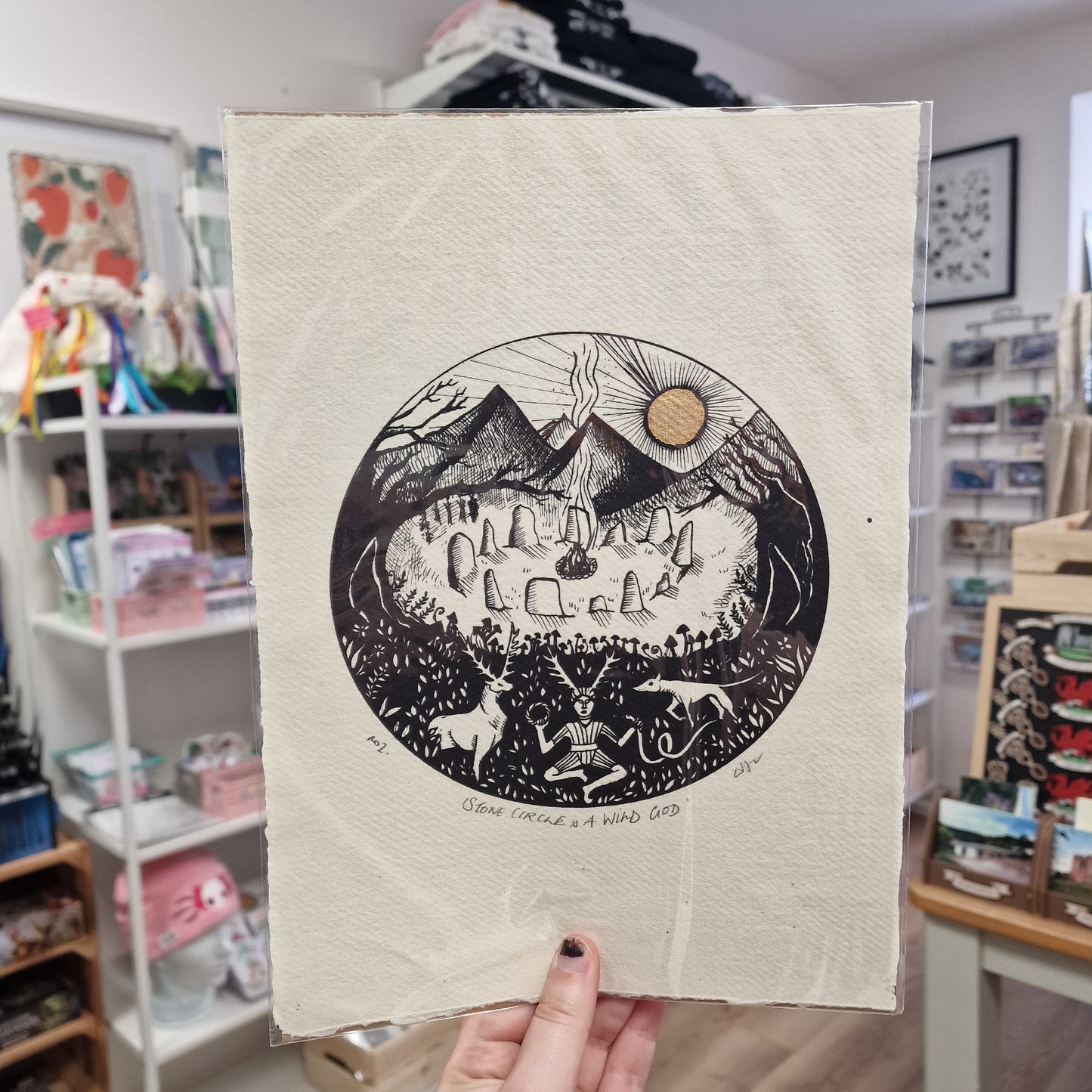 Stone Circle + A Wild God Print