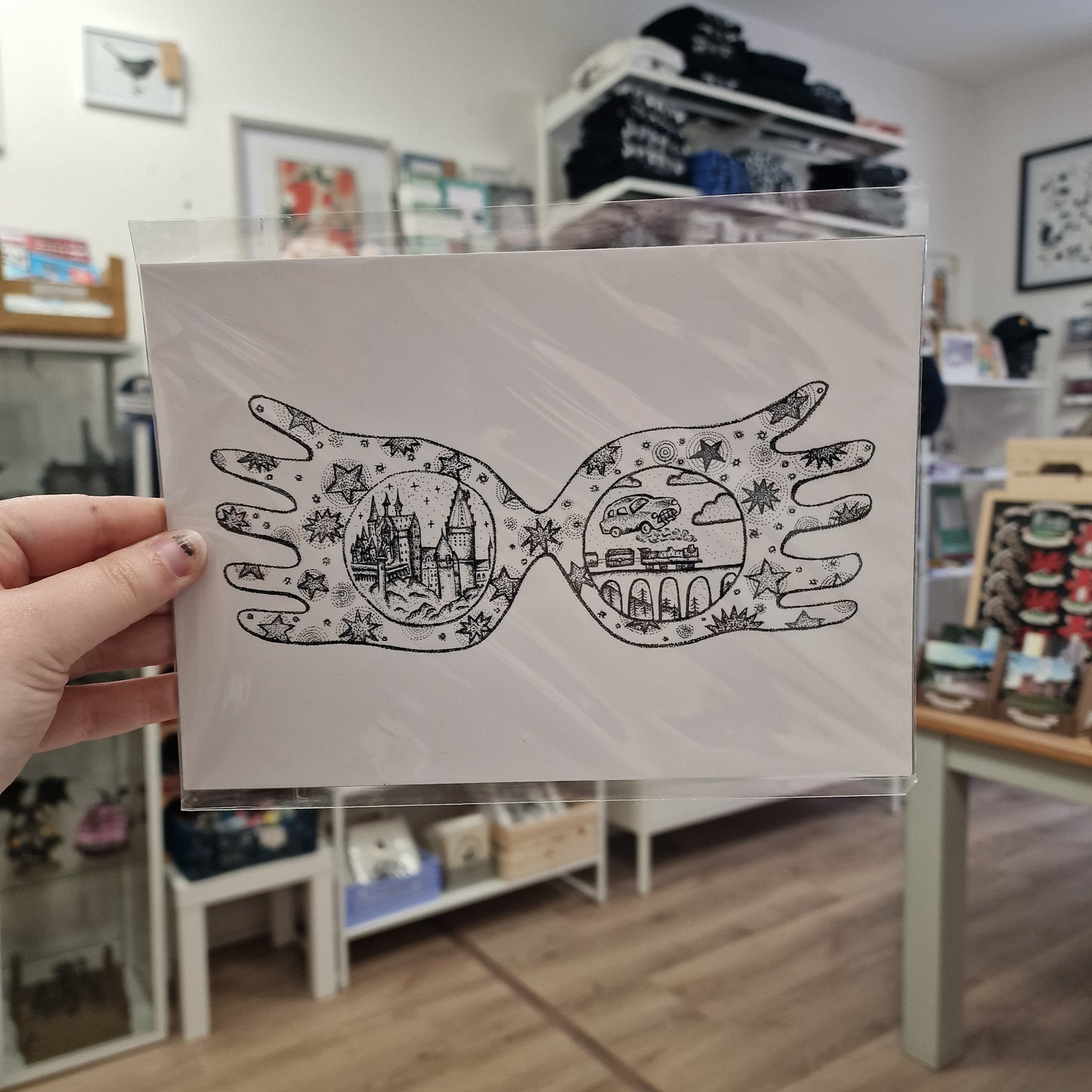 Luna's Glasses A5 Print