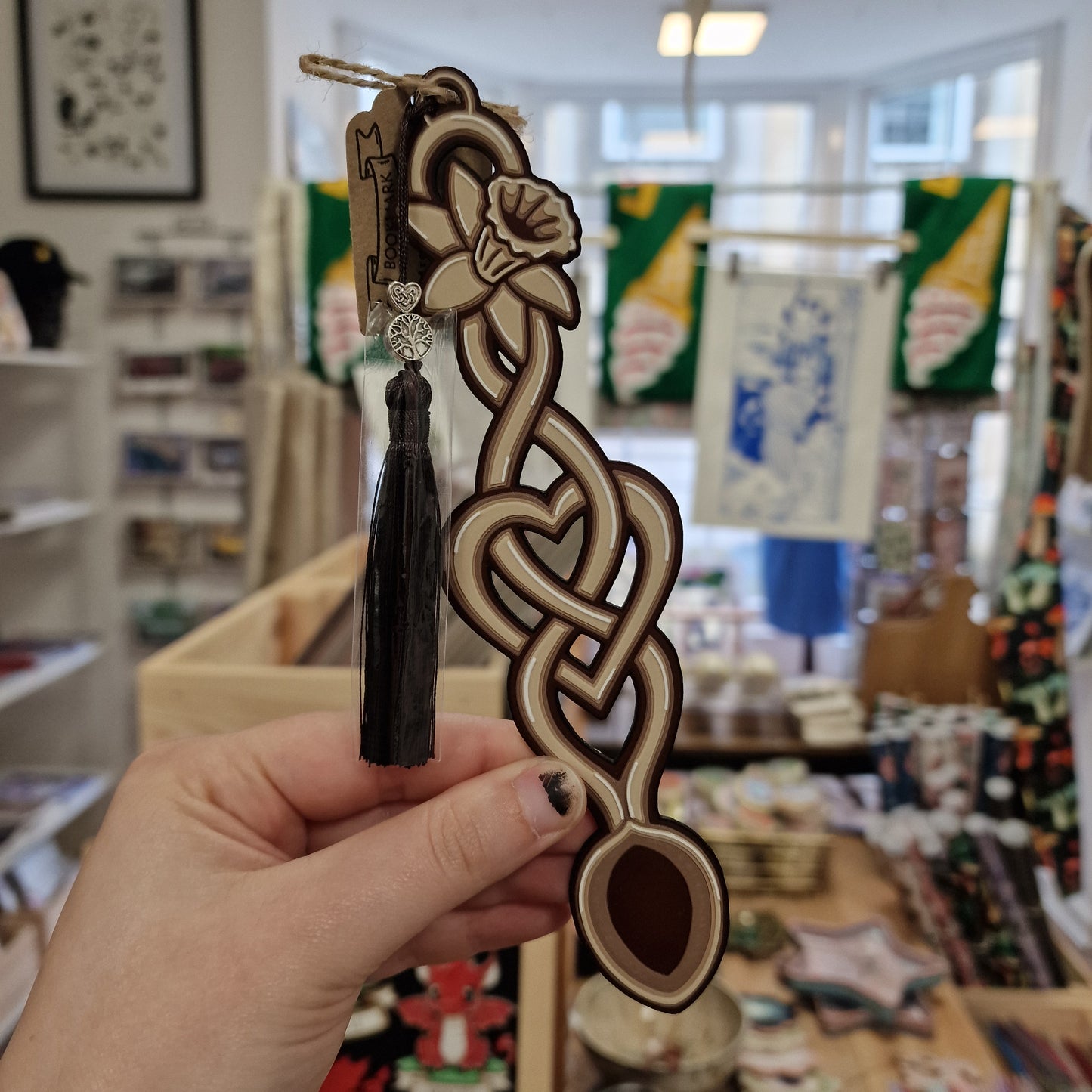 Lovespoon Daffodil Bookmark