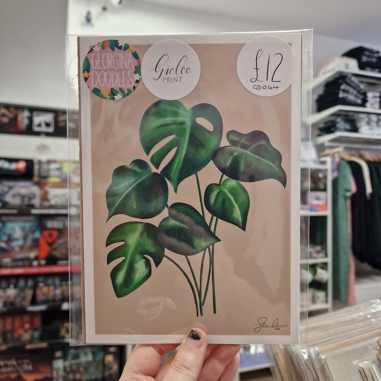 Monstera A5 Print