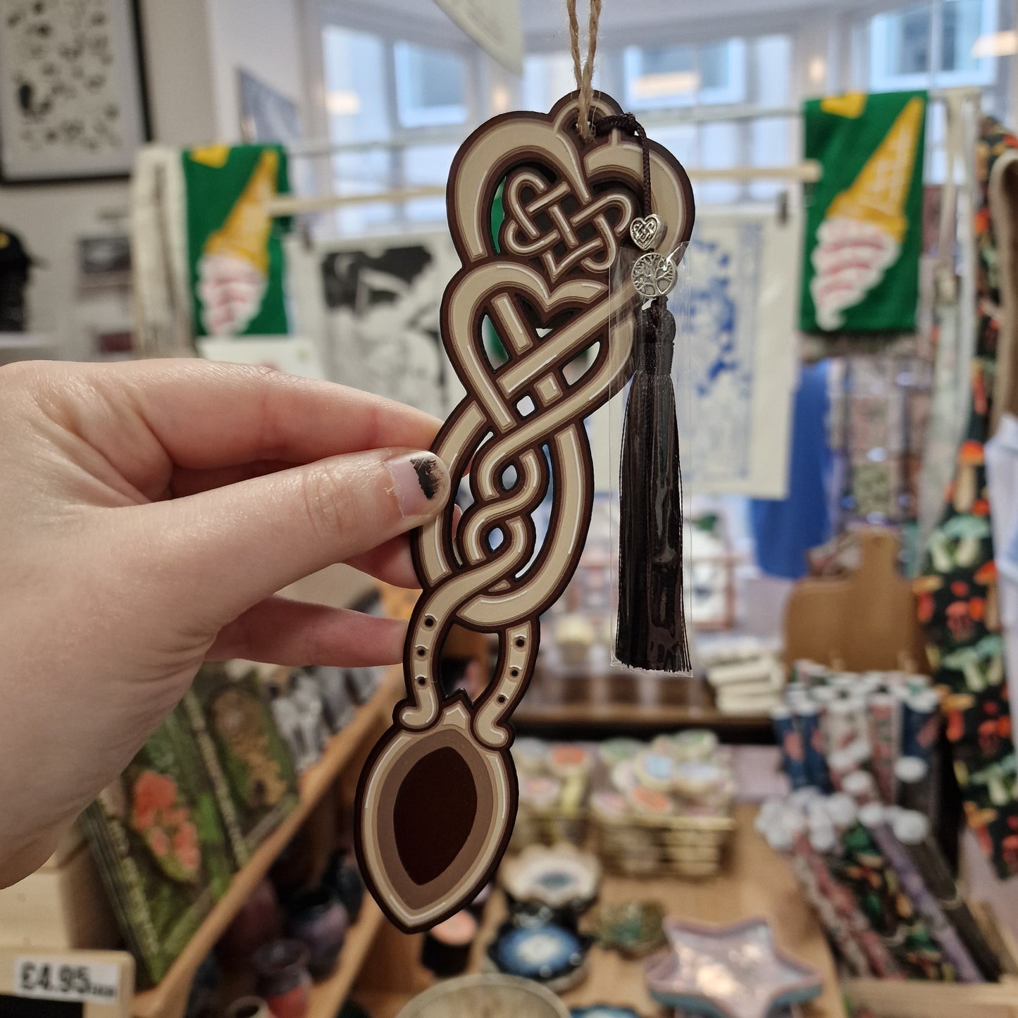 Lovespoon Celtic Knot Bookmark