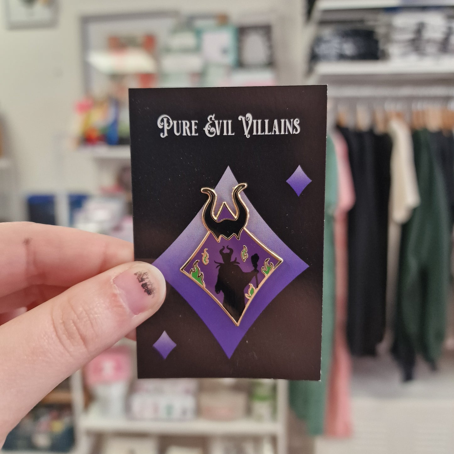 Maleficent Enamel Pin