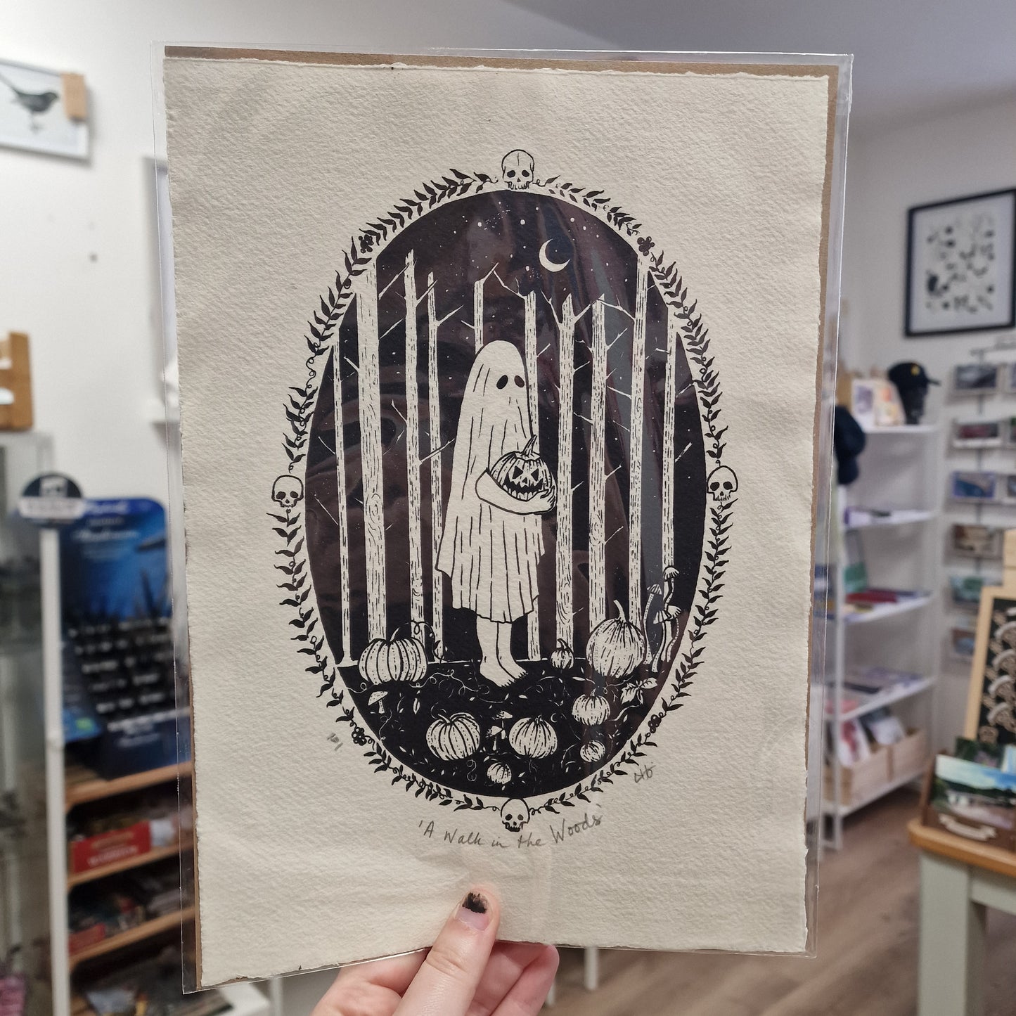 Ghost In The Woods Print