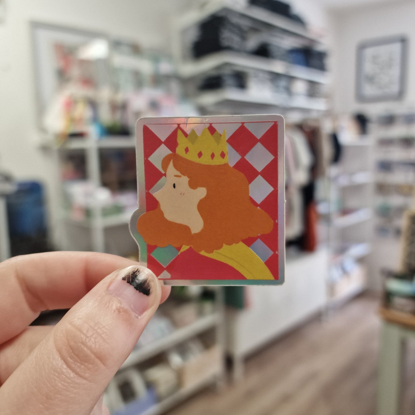 Royal Side Profile Sticker