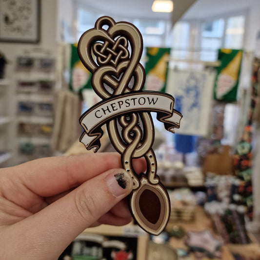 Lovespoon Celtic Knot Chepstow/Wales Magnet