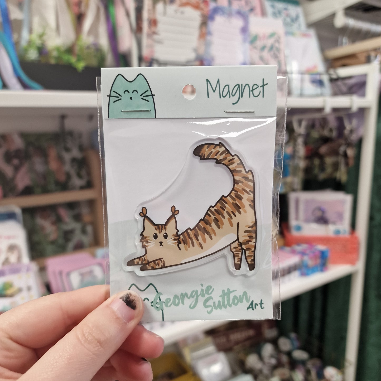 Tabby Cat Magnet