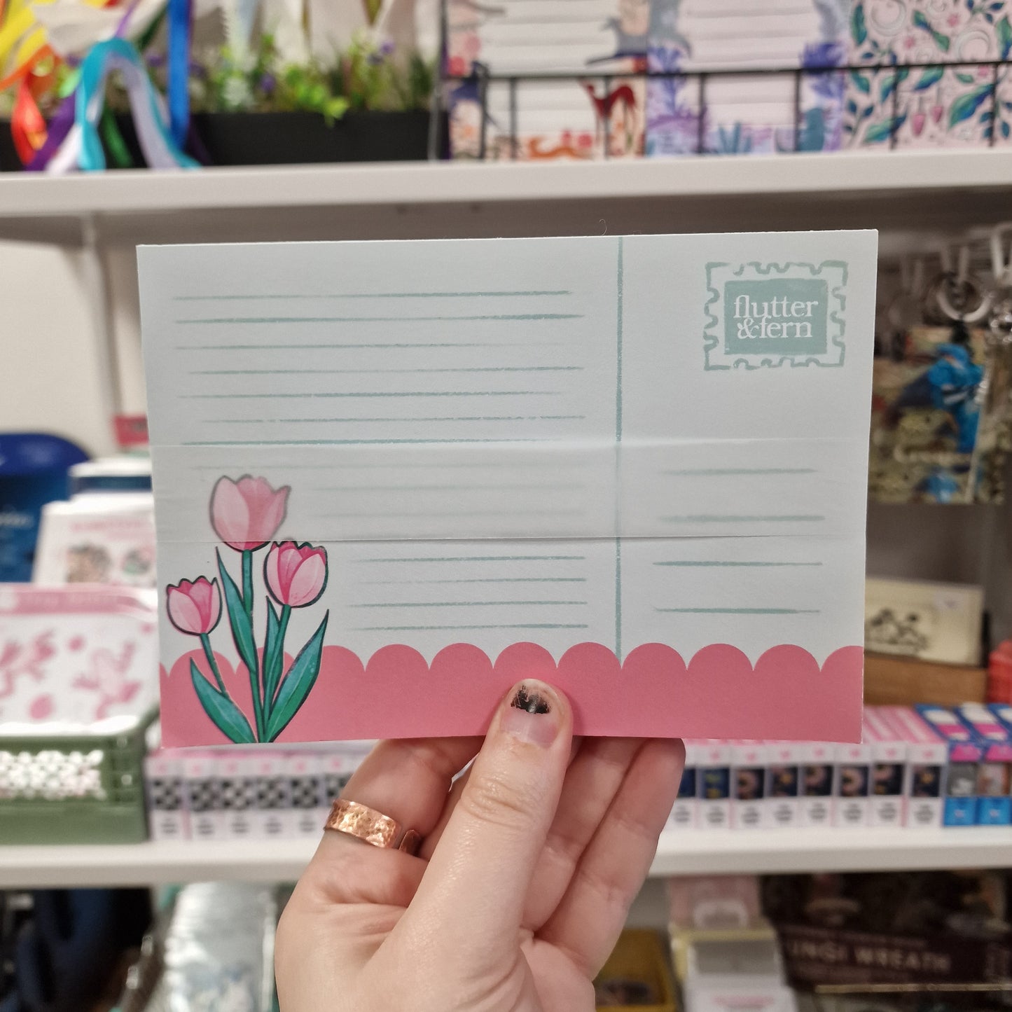 Tulip Stamp Notepad