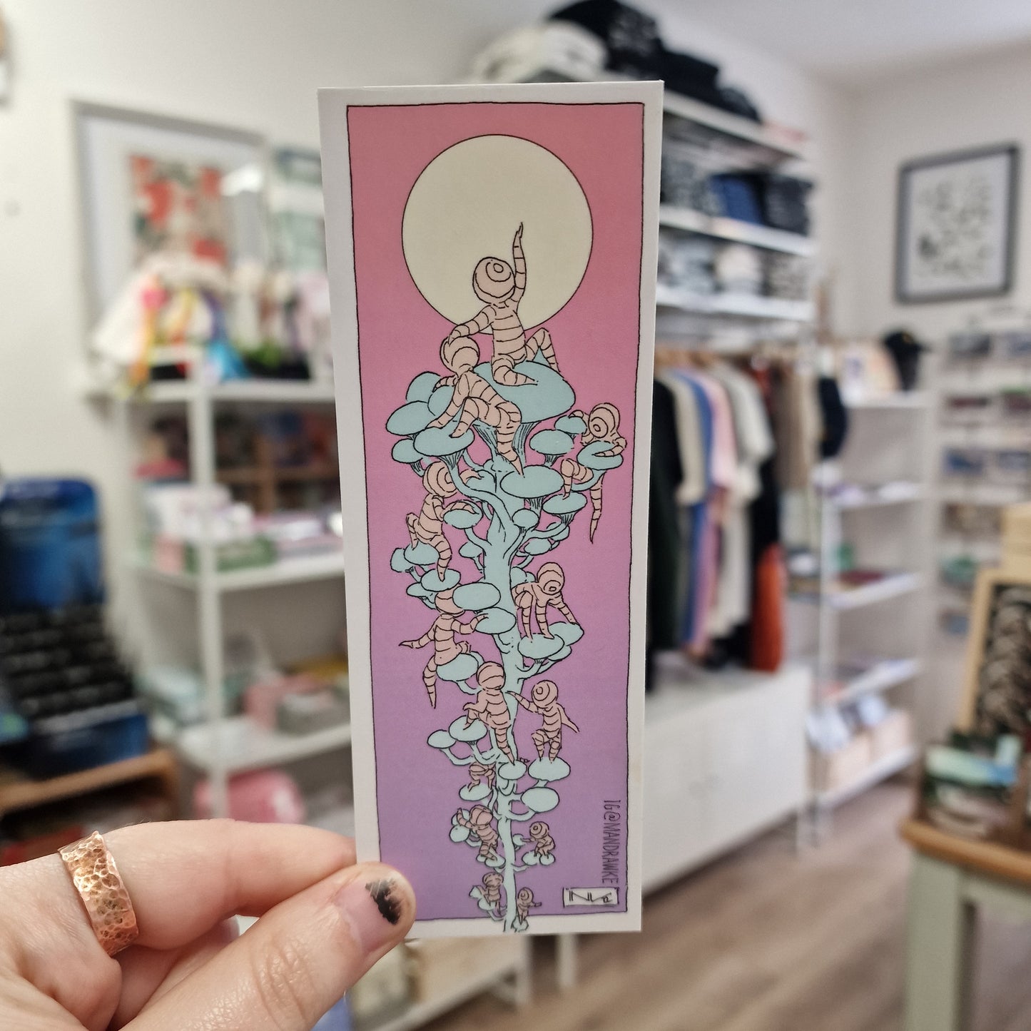 Mandrakes on Mushroom Tower Bookmark