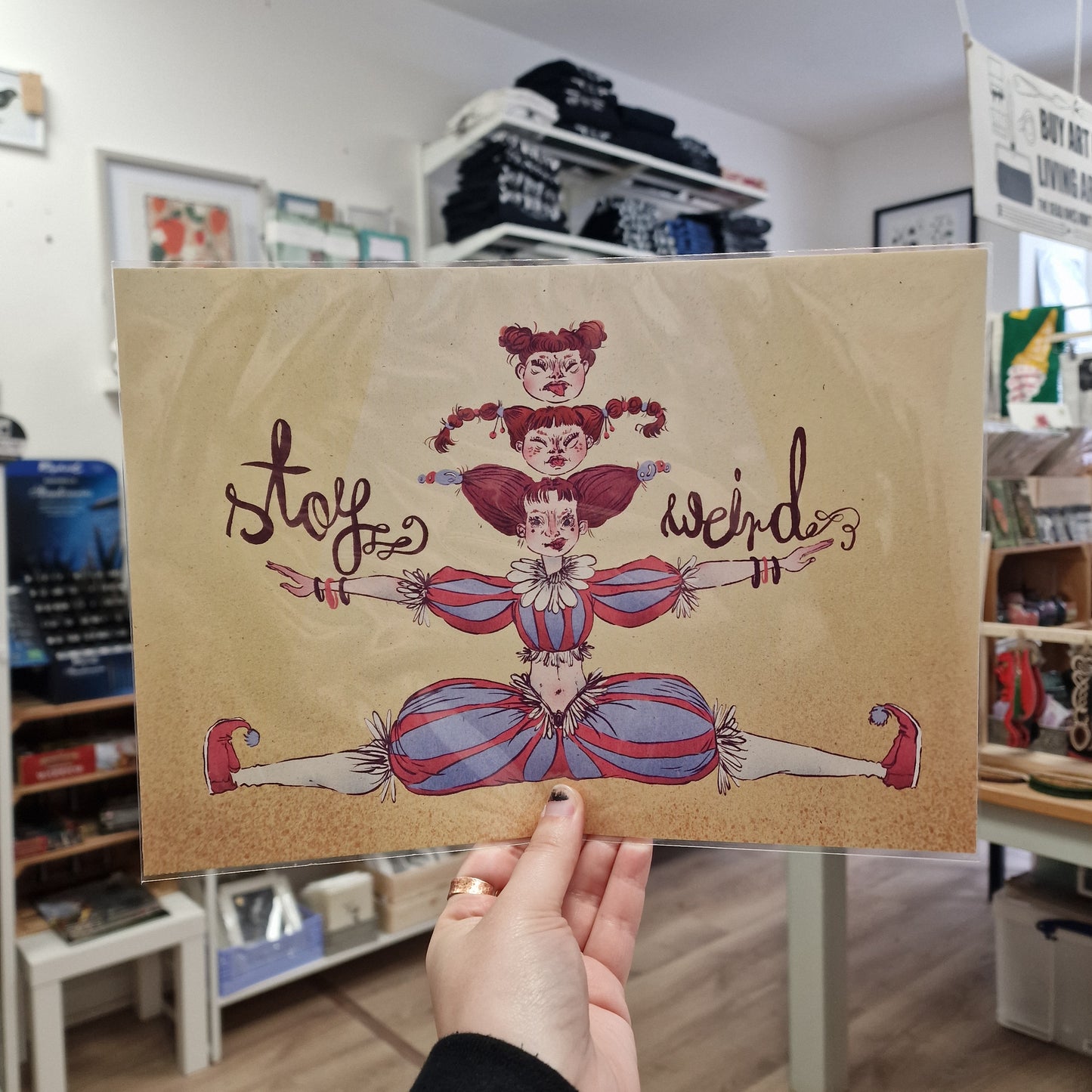 Stay Weird A4 Print