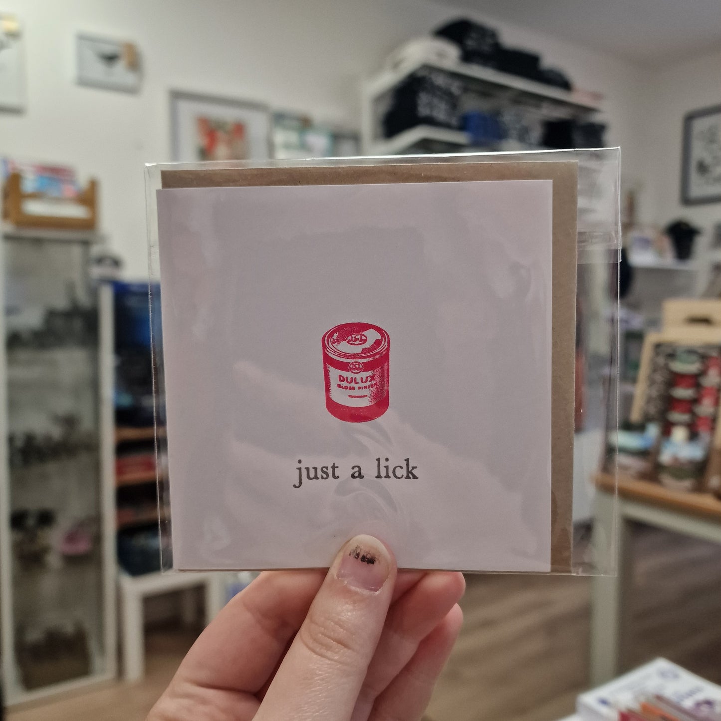 Just A Lick Card