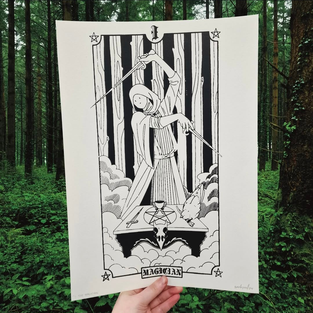 I . THE MAGICIAN A3 Print