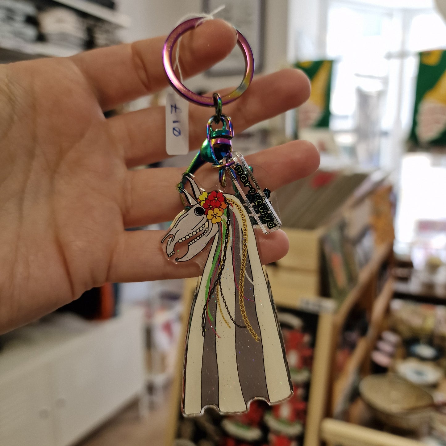 Lux Mari Lwyd Keyring