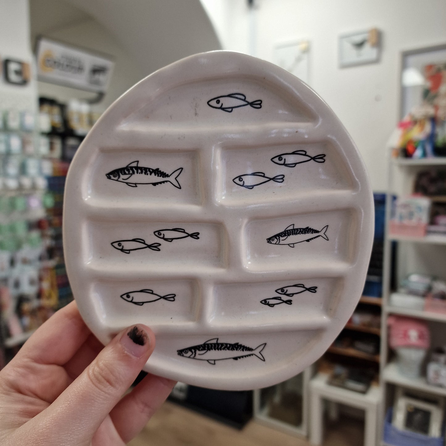 Sea Themed Ceramic Paint Palette