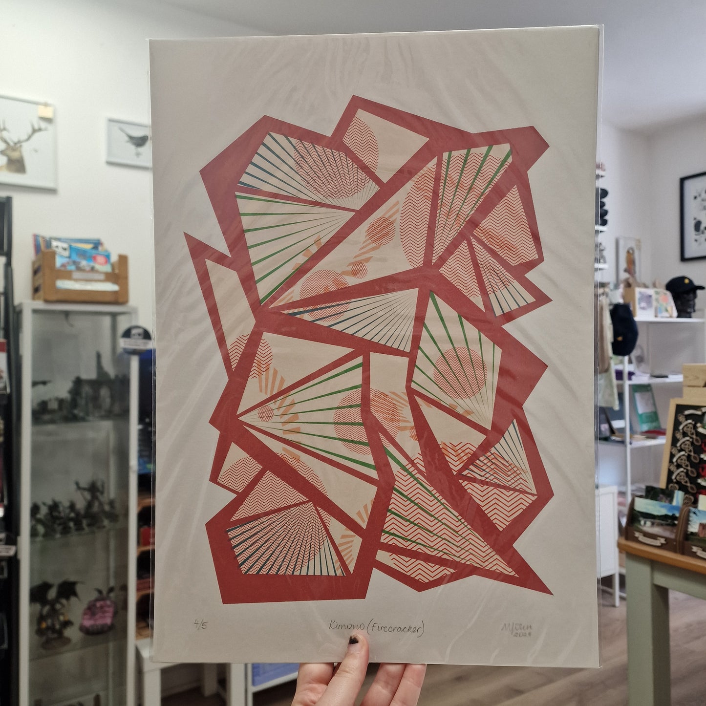 Kimono Firecracker A3 Print