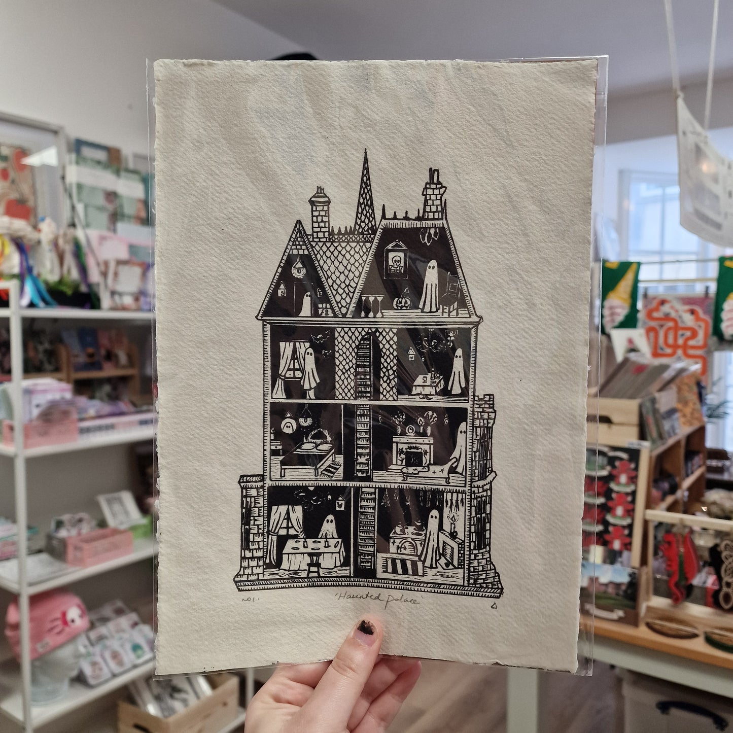 Haunted House Print