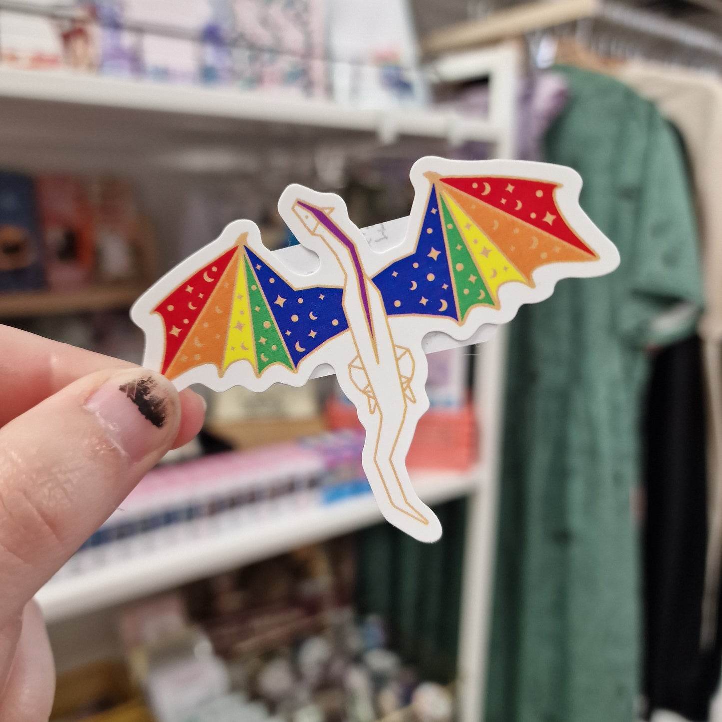 Rainbow Dragon Sticker