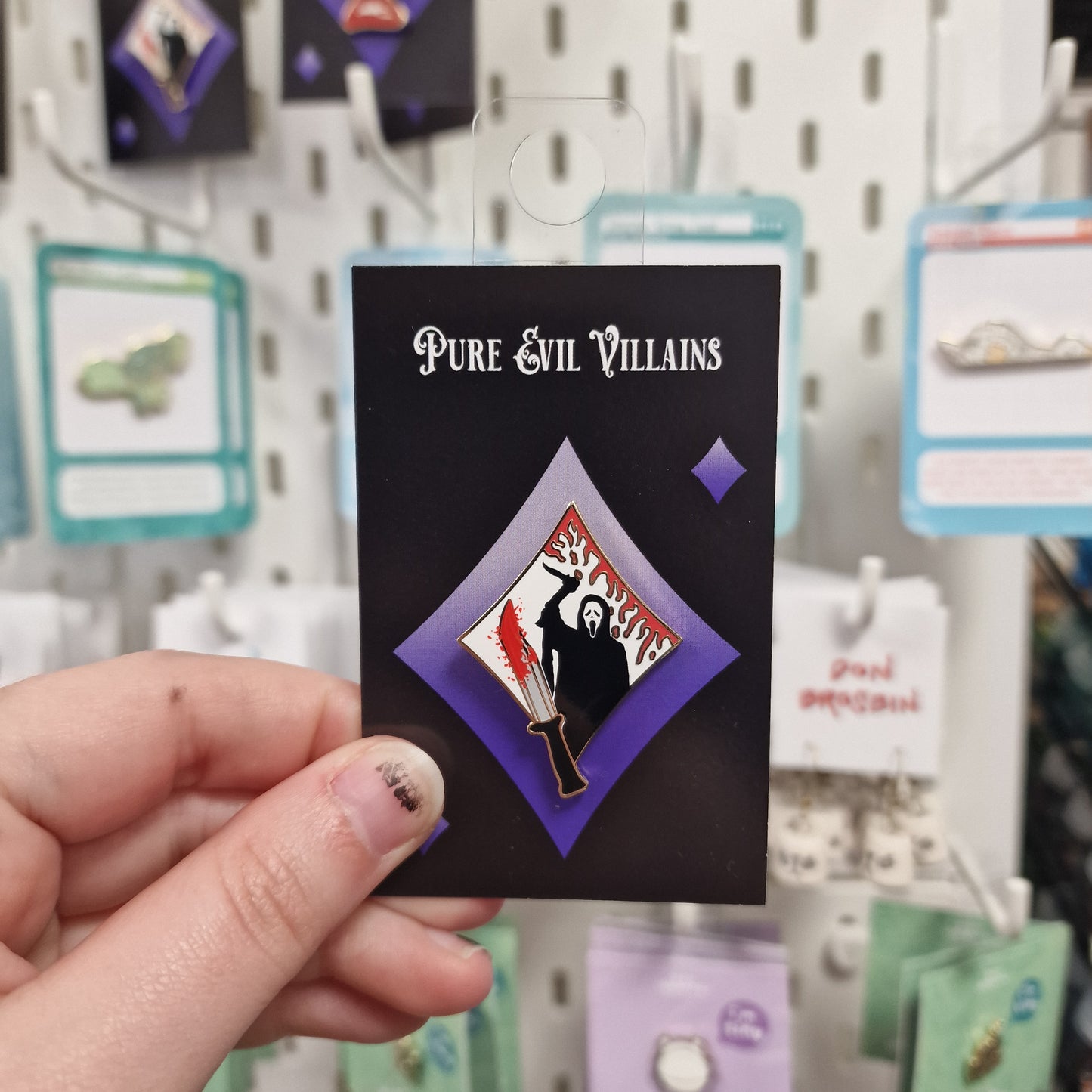 Ghostface Enamel Pin