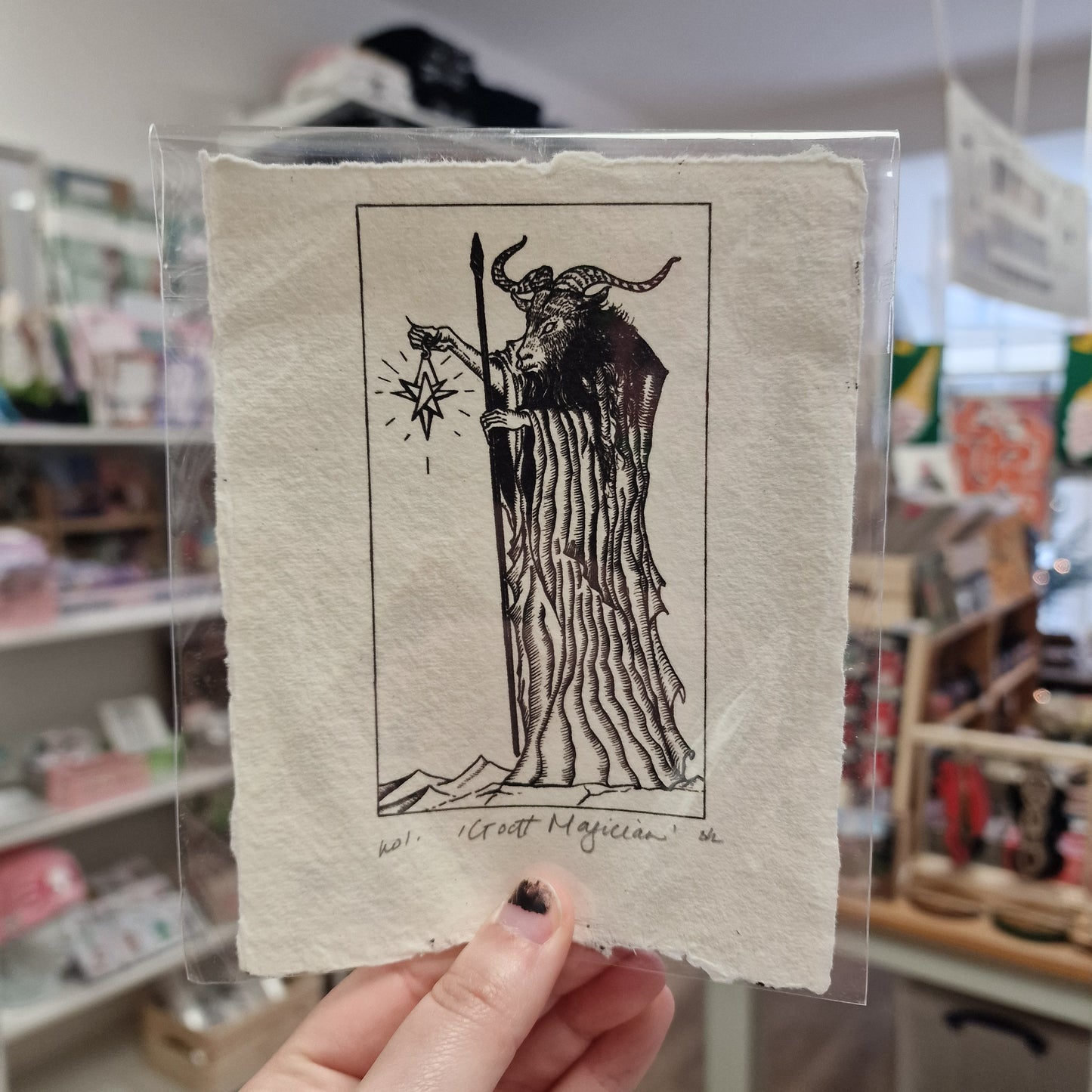 Goat Magician A6 Print