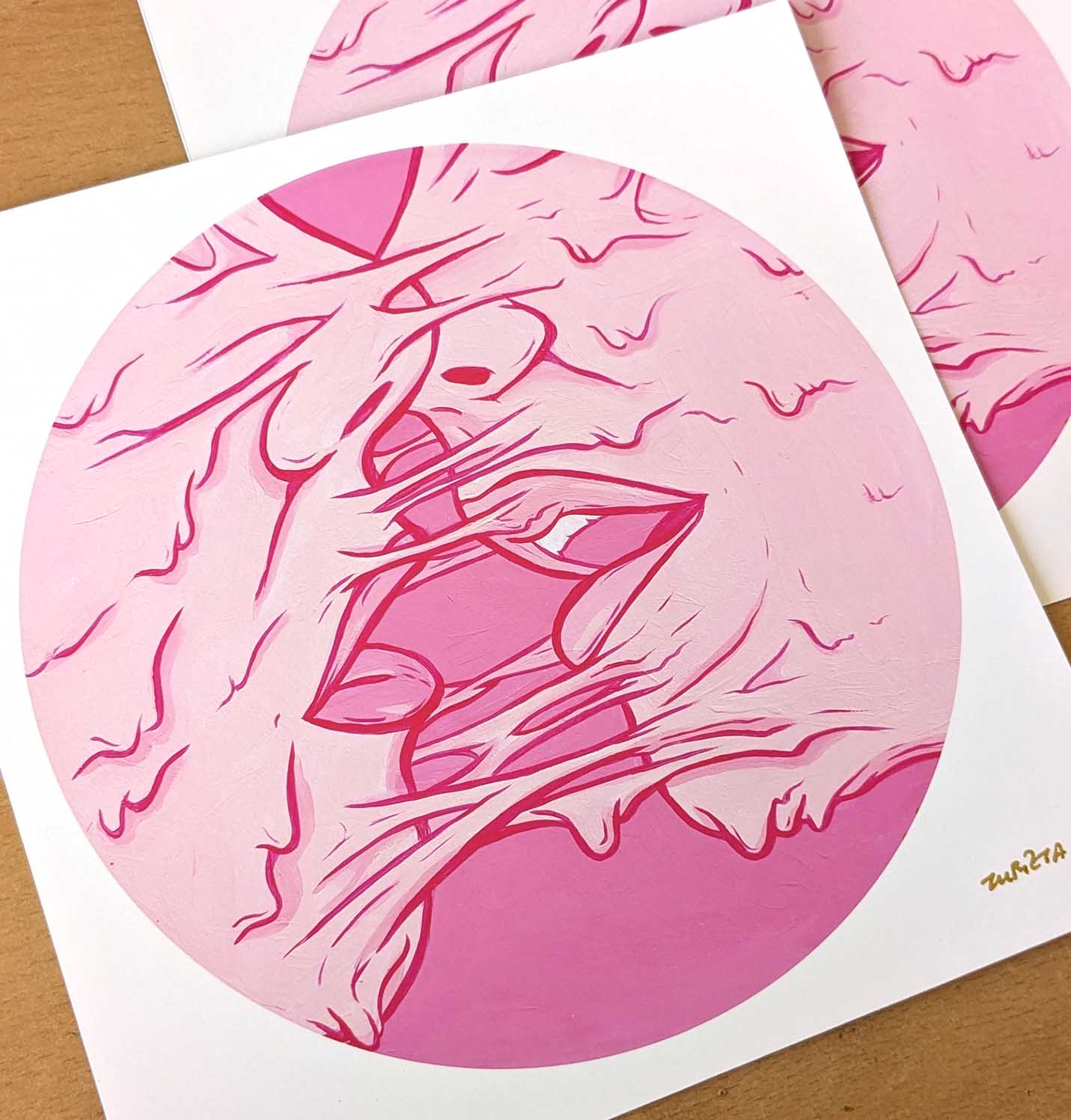 STICKY LOVE PRINT 12 X 12