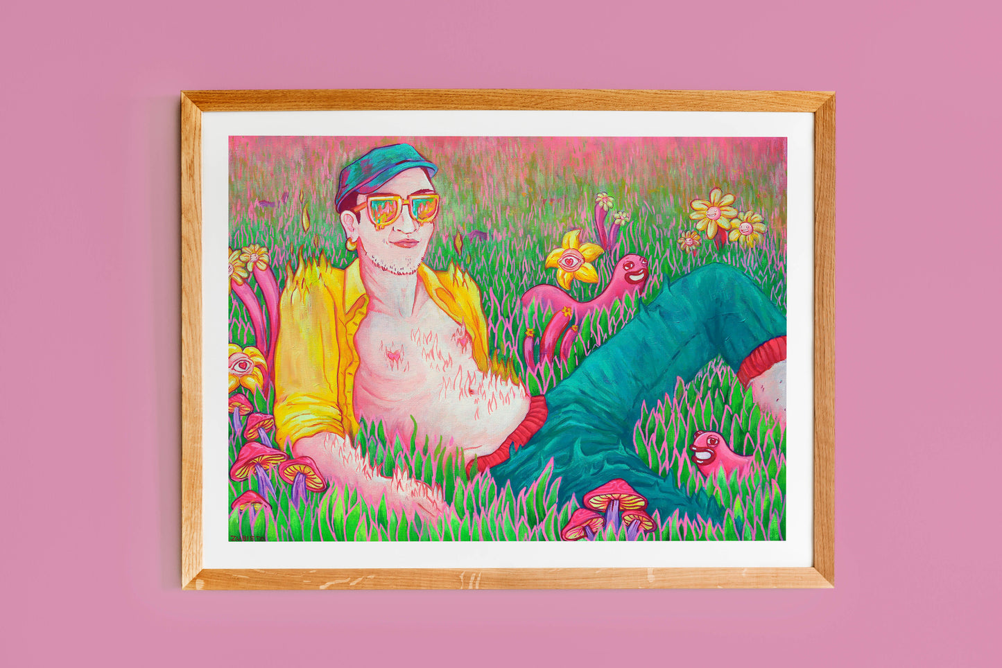 WHERE THE GRASS IS GREENER A4 PRINT