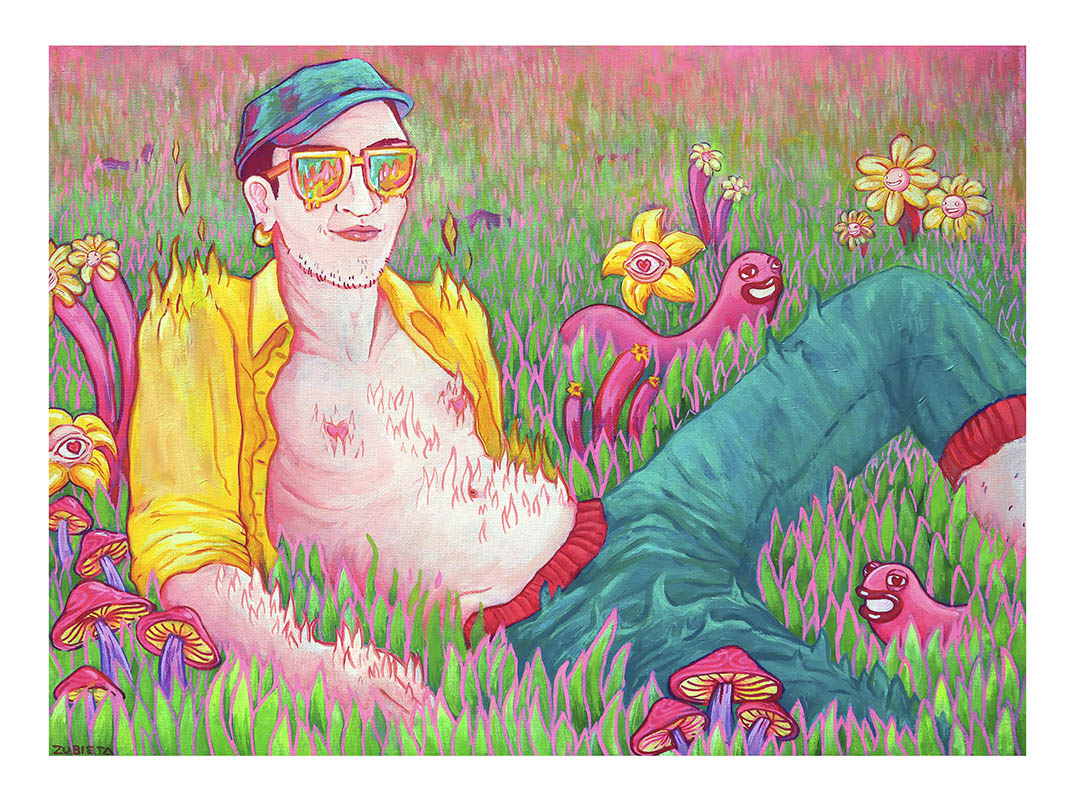 WHERE THE GRASS IS GREENER A4 PRINT
