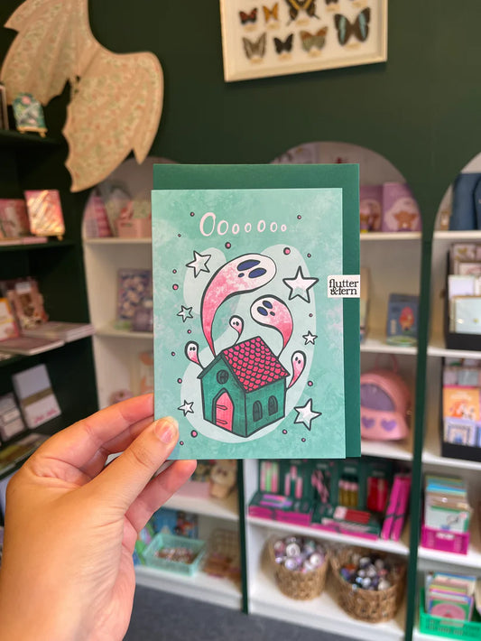 Haunted House Card