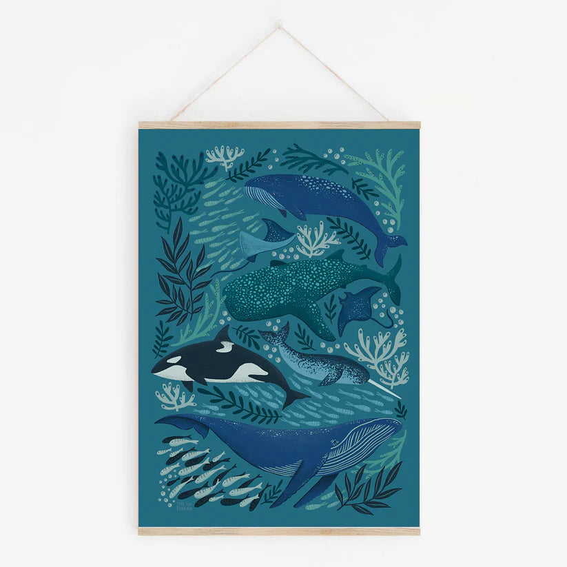 Whales Print