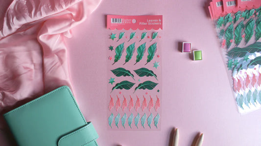 Leaves & Filler Sticker Sheet