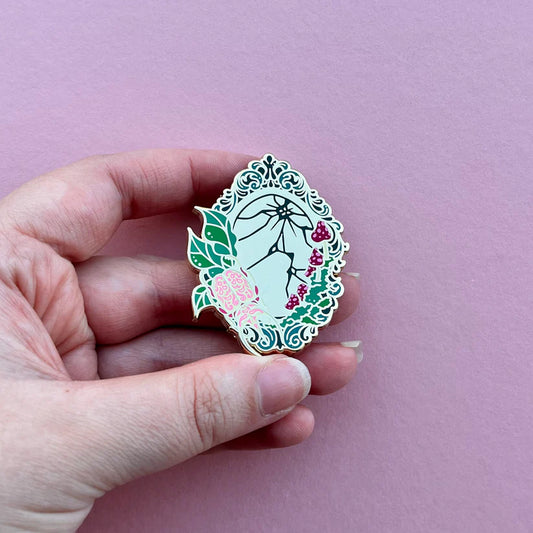 Broken Mirror Enamel Pin