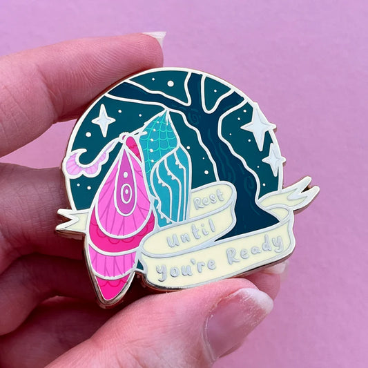 Rest Enamel Pin