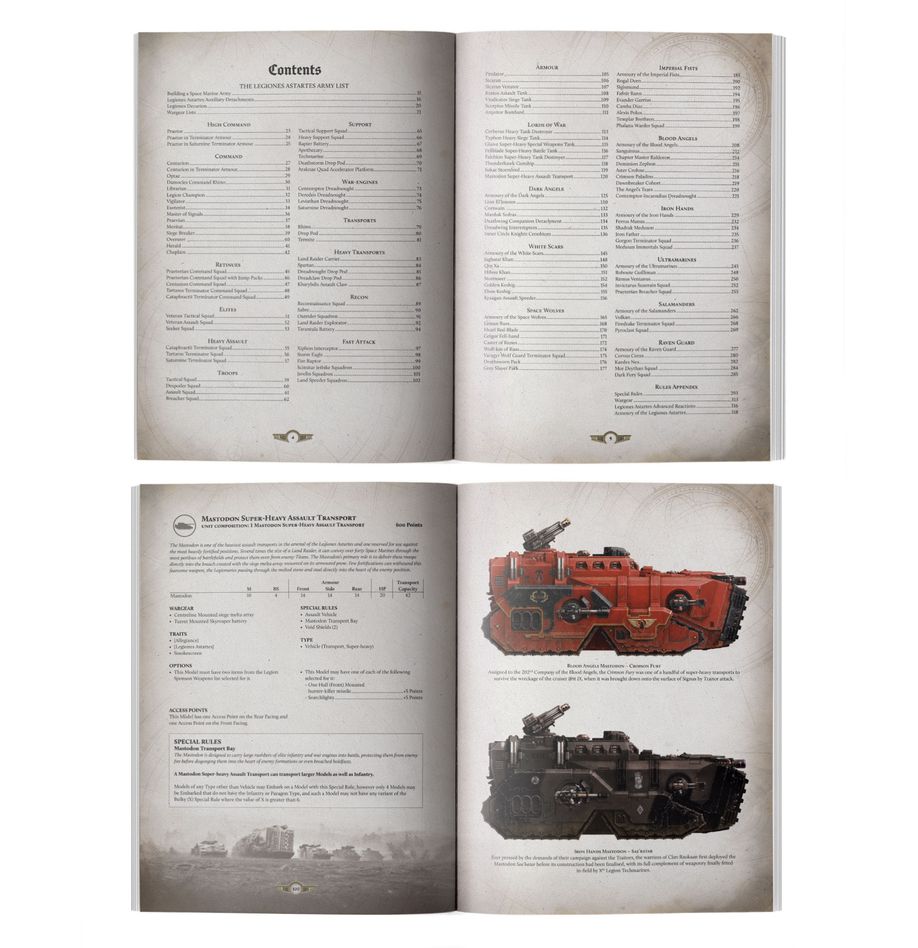 HORUS HERESY: LIBER ASTARTES LOYALIST LEGIONES ASTARTES ARMY BOOK