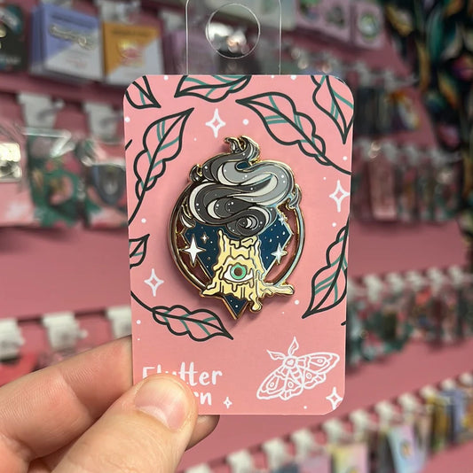 Burnt Out Enamel Pin
