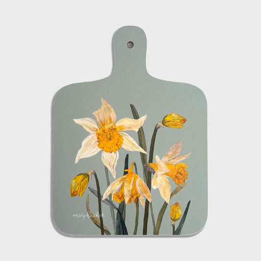 Wild Daffodil Small Chopping Board