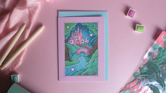 Whimsical Castle Card