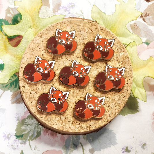 Red Panda Cub Enamel Pin