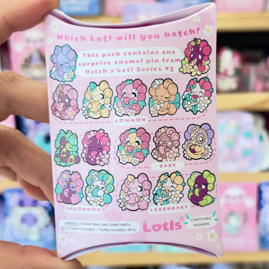 HatchaLotl Enamel Pin Blind Box