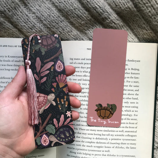 Tortoise And Fig Bookmark