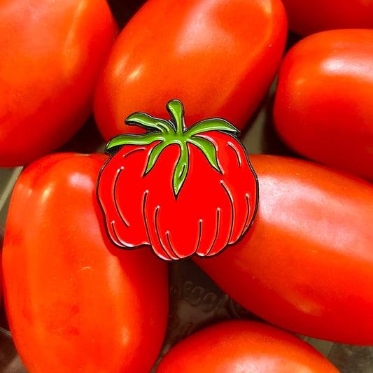 Heirloom Tomato Enamel Pin