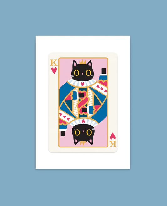King of Hearts Print