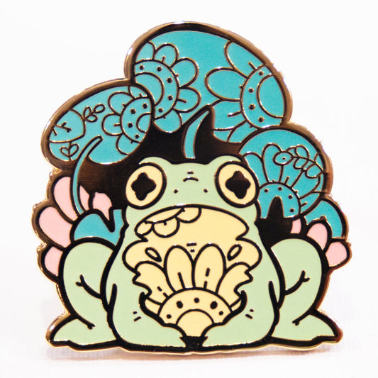 Northern Green Frog Enamel Pin