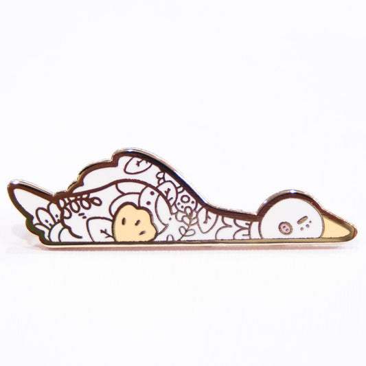 Embden Goose Enamel Pin