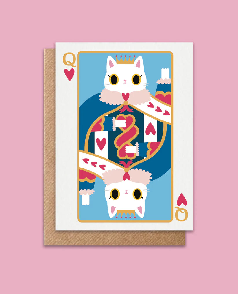 Queen of Hearts Card