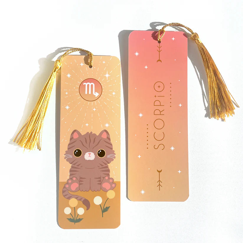 Zodiac Cat Bookmarks