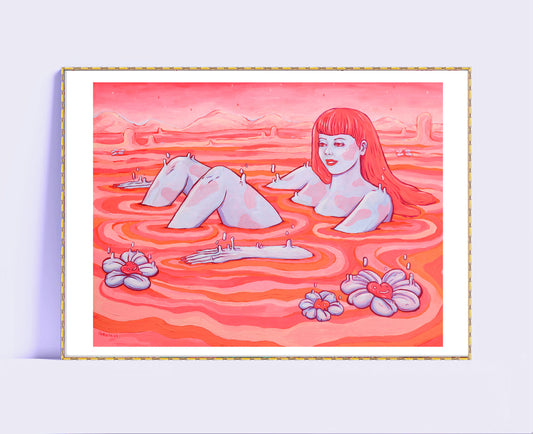 WARM WATERS A3 PRINT