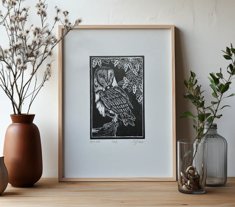 Barn Owl A4 Print