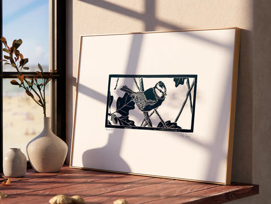 Blue Tit A4 Print
