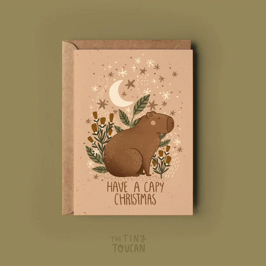 Capy Christmas Card