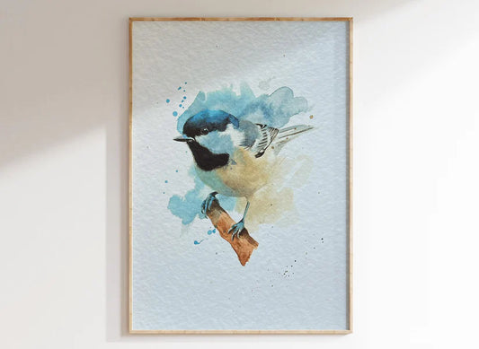 Coal Tit A4 Print